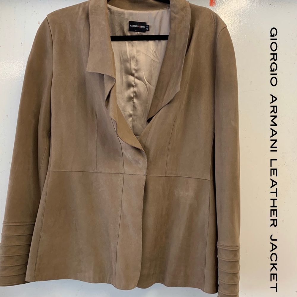 Giorgio Armani Suede Leather Jacket